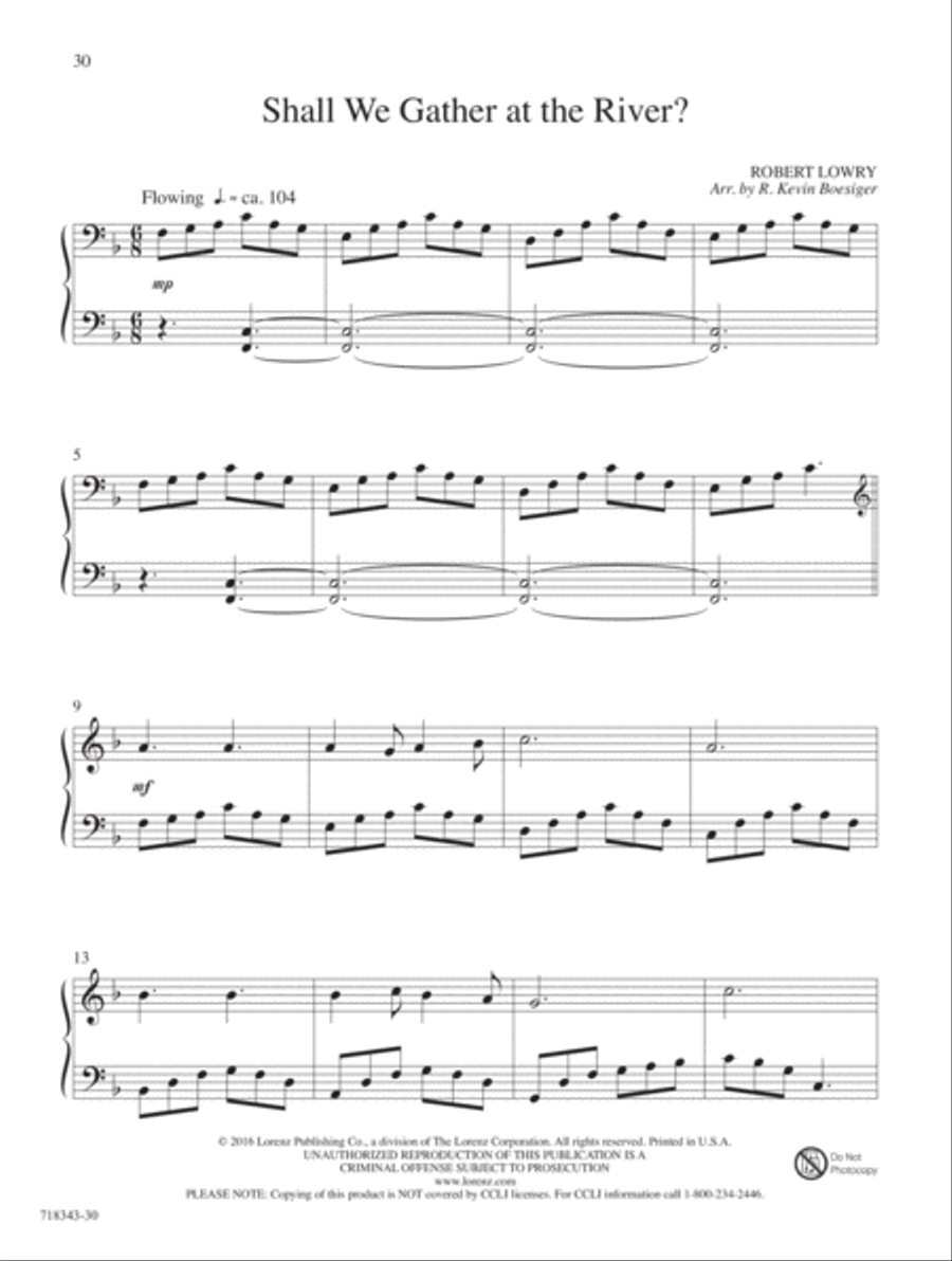 My Redeemer Piano Solo scores gallery preview page 17
