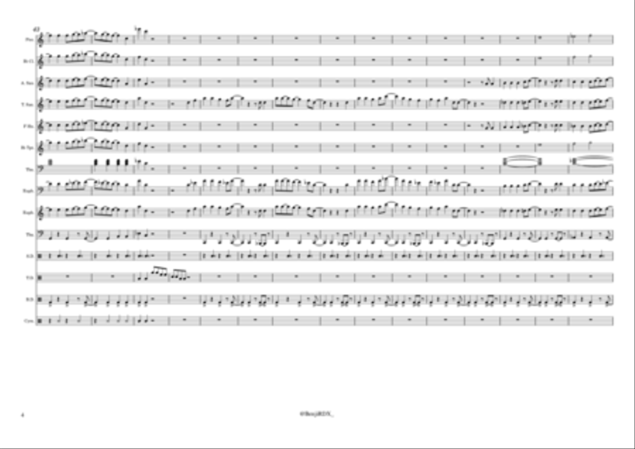 Busted Marching Band scores gallery preview page 4