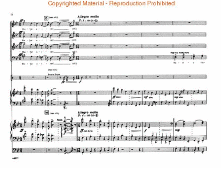 Chichester Psalms Chichester Psalms Harp scores gallery preview page 3