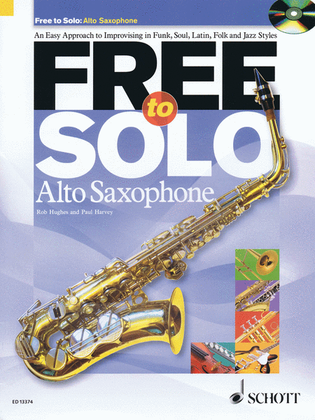 Book cover for Free to Solo Alto Saxophone