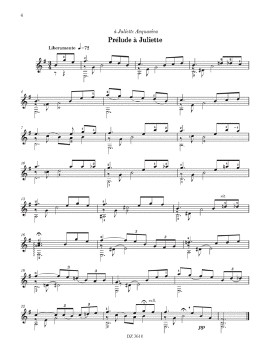 Sur mesure Sur mesure Classical Guitar scores gallery preview page 5