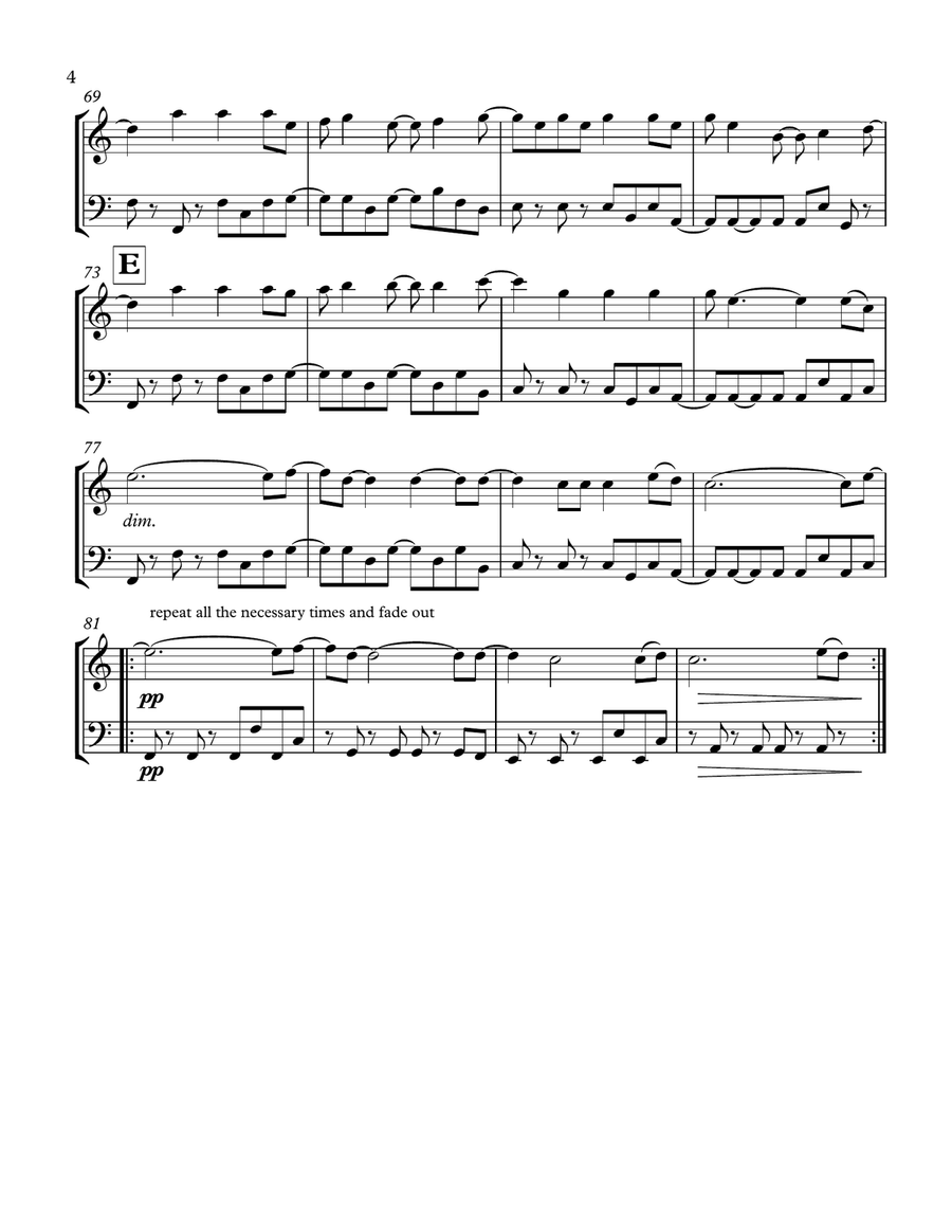Viva La Vida String Duet scores gallery preview page 4
