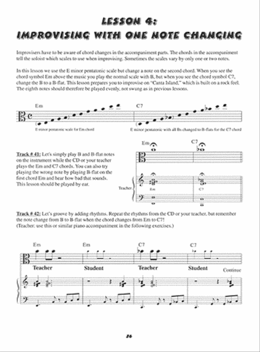 Jazz Viola Wizard Junior, Book 1 Viola scores gallery preview page 4