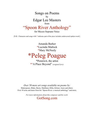 Peleg Poague from "Spoon River"