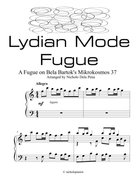 Lydian Mode Fugue image number null