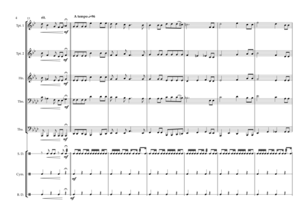 American Samoan Territorial Anthem for Brass Quintet & Percussion image number null