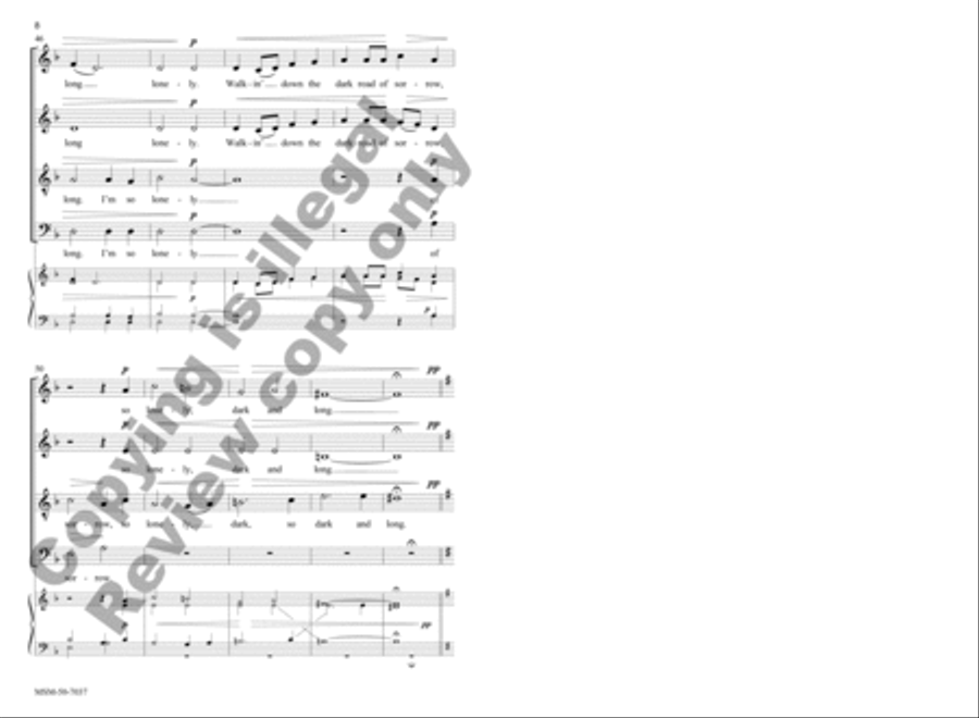 Your Word Is a Candle Your Word Is a Candle 4-Part scores gallery preview page 9