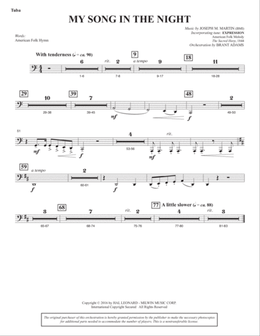 Sacred Places - Tuba Choir scores gallery preview page 4