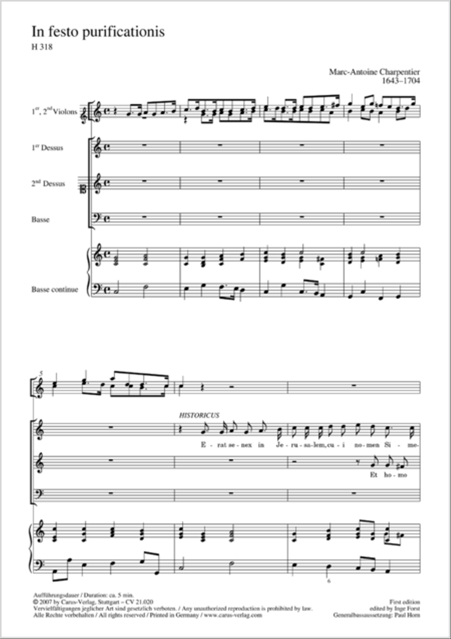 In festo purificationis Choir scores gallery preview page 18