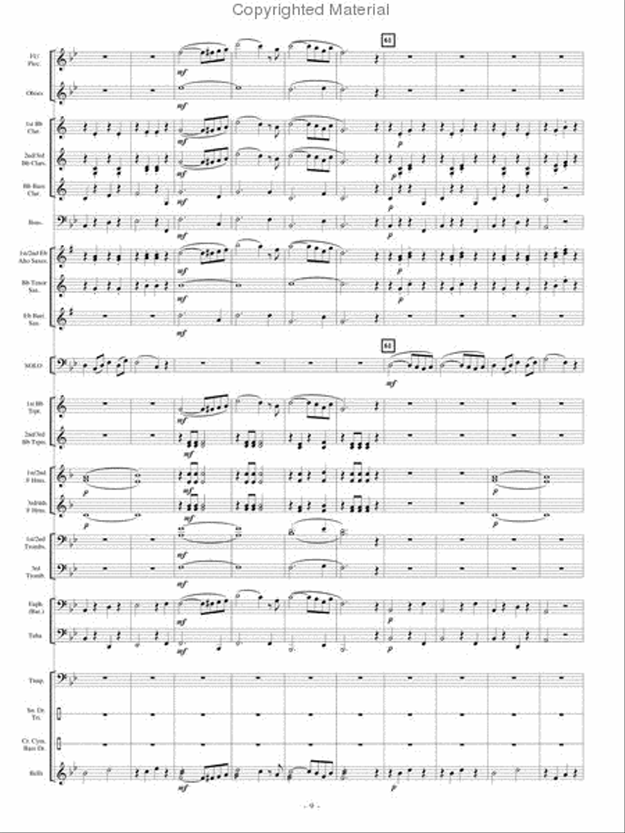 The Old Grumbly Bear Concert Band scores gallery preview page 8