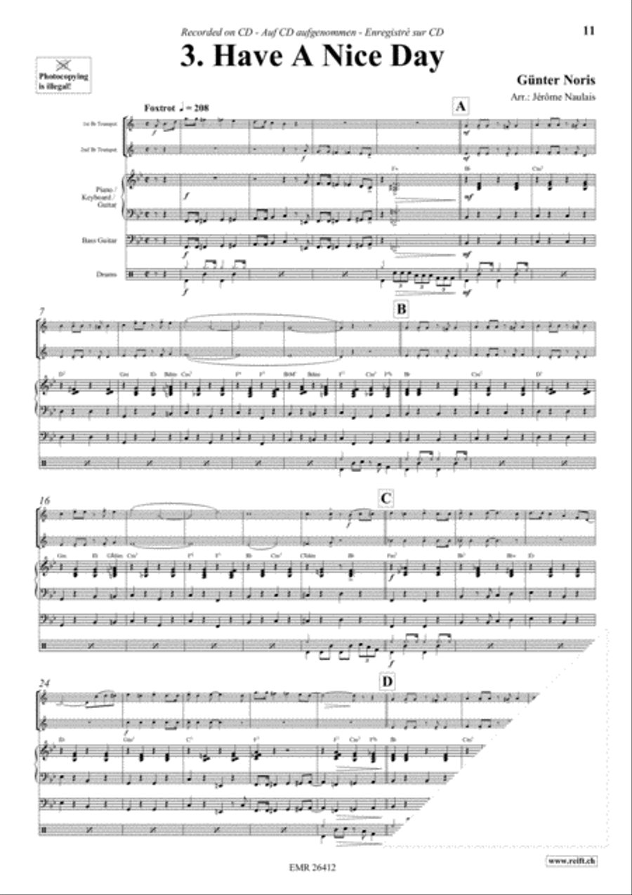 Let's Dance Volume 3 Trumpet Duet scores gallery preview page 5