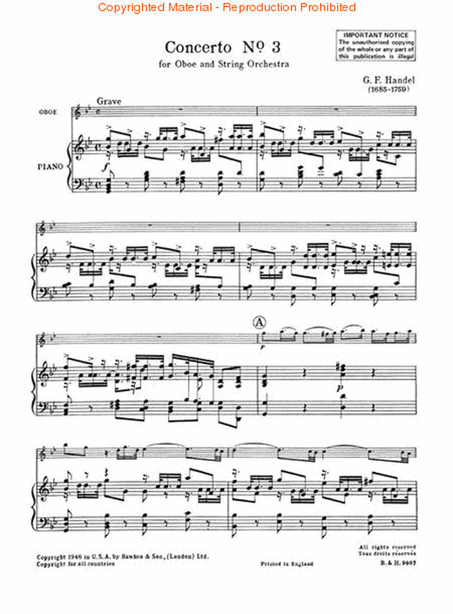 Concerto No. 3 in G minor