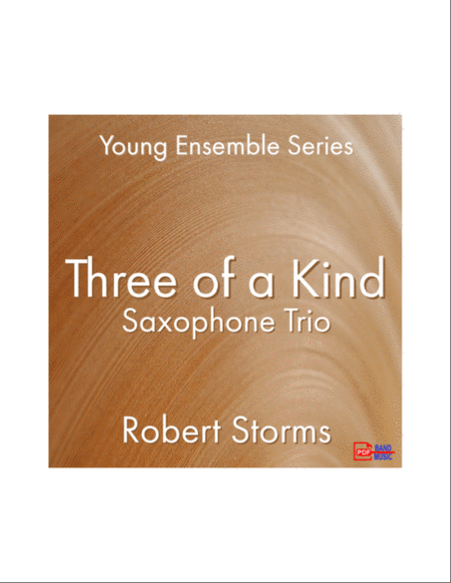 Three of a Kind - Saxophone Trio Woodwind Trio scores gallery preview page 1