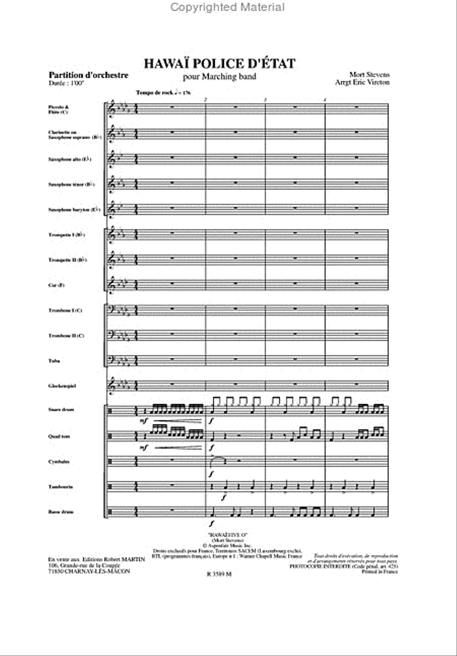 Hawai Police d'Etat Marching Band scores gallery preview page 2