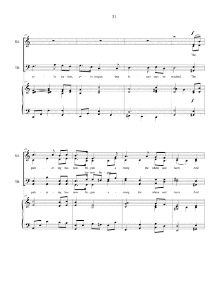 Go Ye Into All the World - original SATB Choir with piano accompaniment image number null