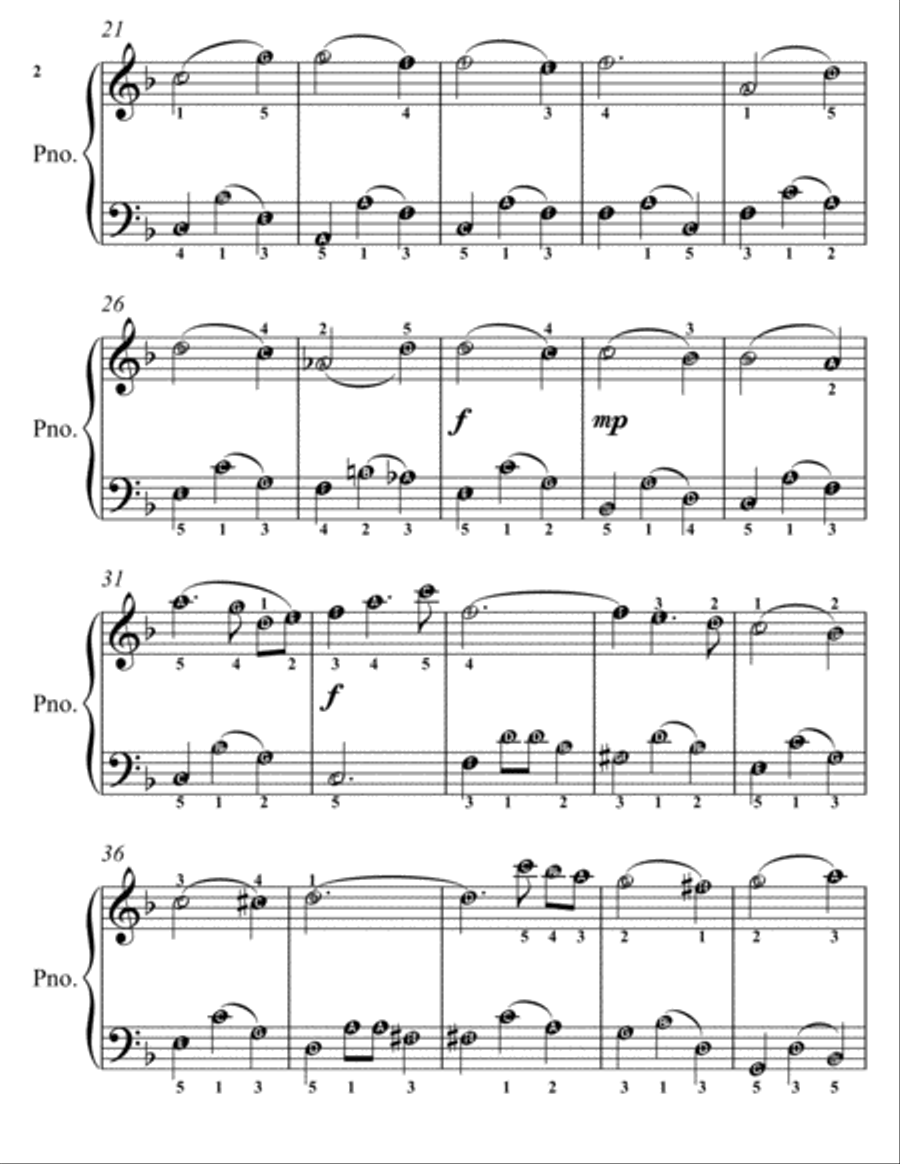 Graduation Waltz Opus 221 Easiest Piano Sheet Music Easy Piano scores gallery preview page 3