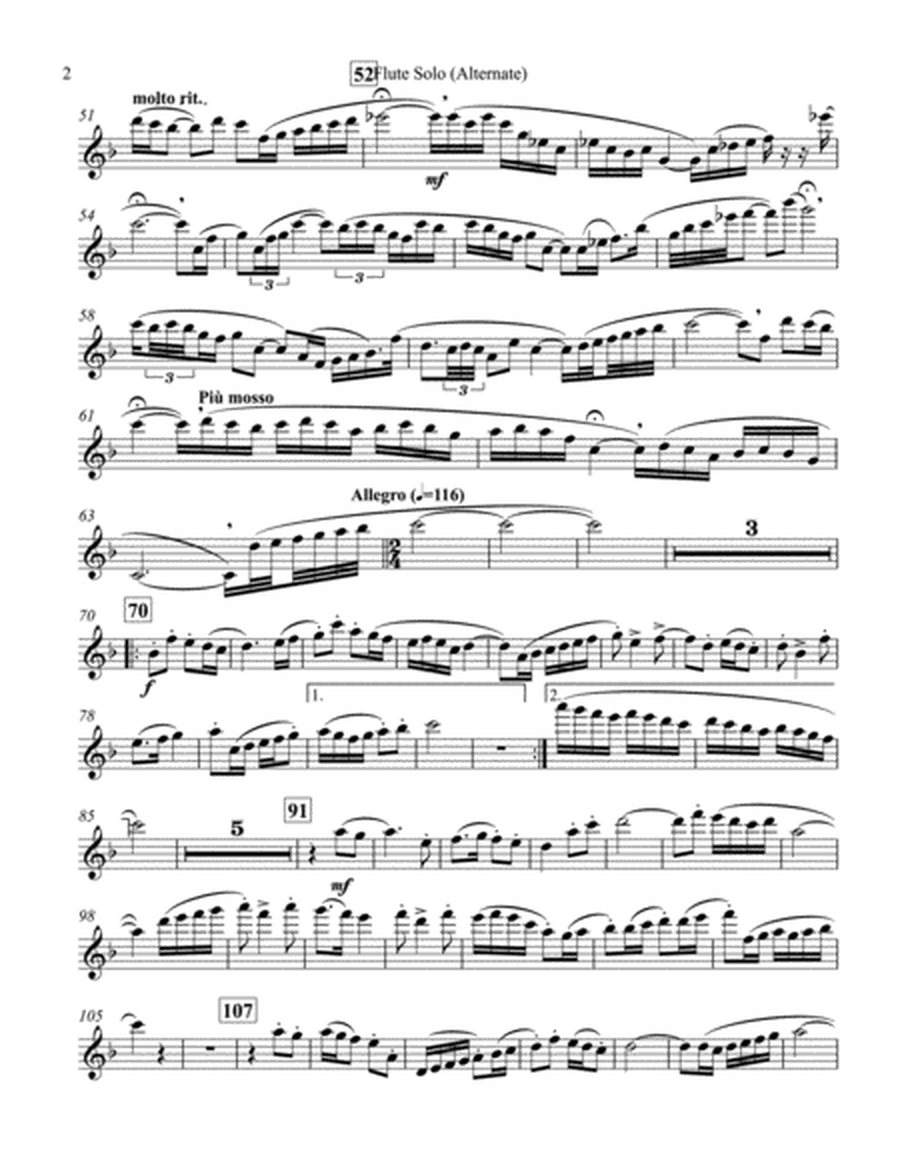 Concertino for Oboe: Flute Solo (Alternate)