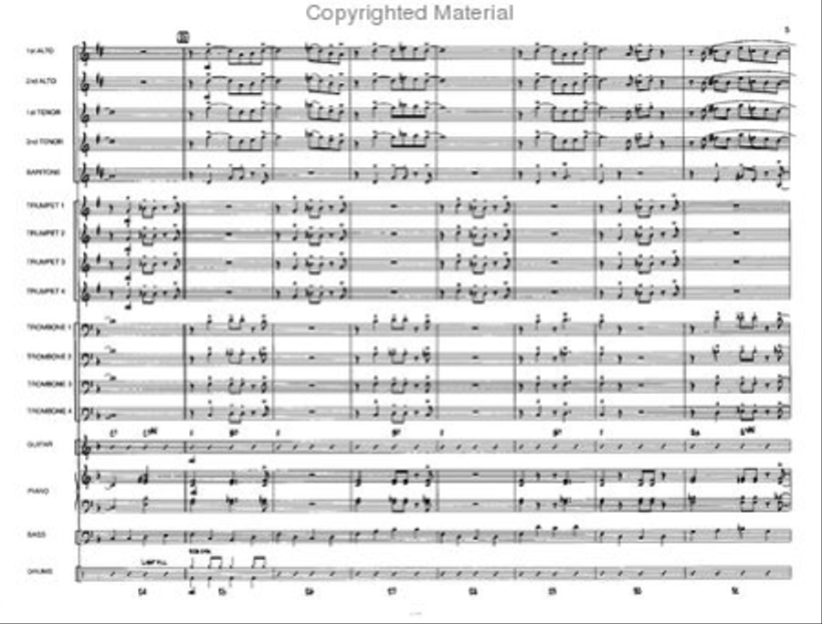 Blues for Buster Jazz Ensemble scores gallery preview page 5