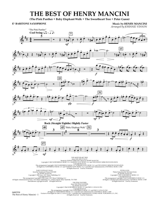 The Best of Henry Mancini - Eb Baritone Saxophone