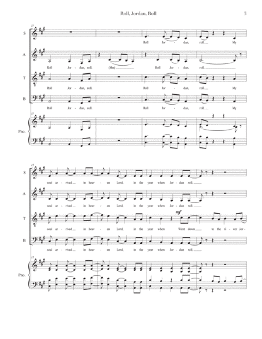Roll Jordan Roll 4-Part scores gallery preview page 3