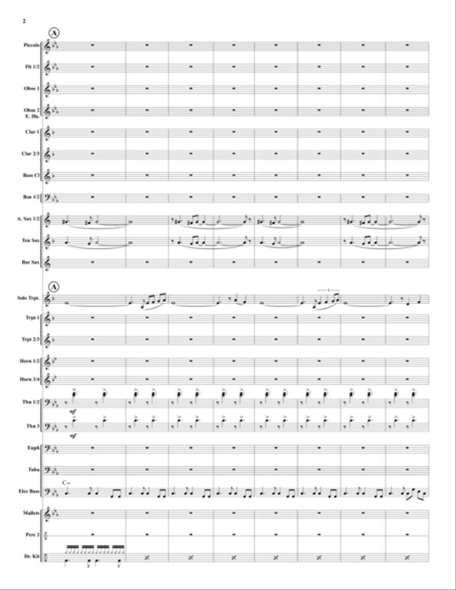 Tribute to Doc Tribute to Doc Soprano Saxophone scores gallery preview page 3