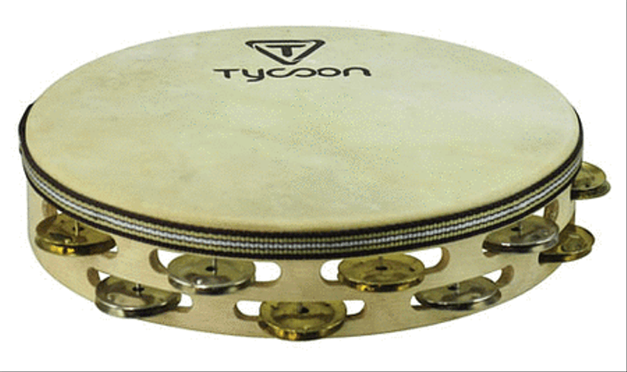 Double Row Headed Wooden Tambourine Tambourines scores gallery preview page 2