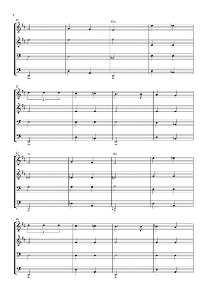 Habanera - Carmen - Georges Bizet, for Brass Quartet in a easy version with chords image number null