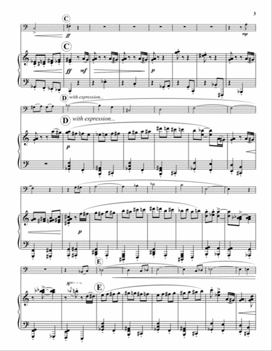 Three Sketches Three Sketches Tuba scores gallery preview page 3