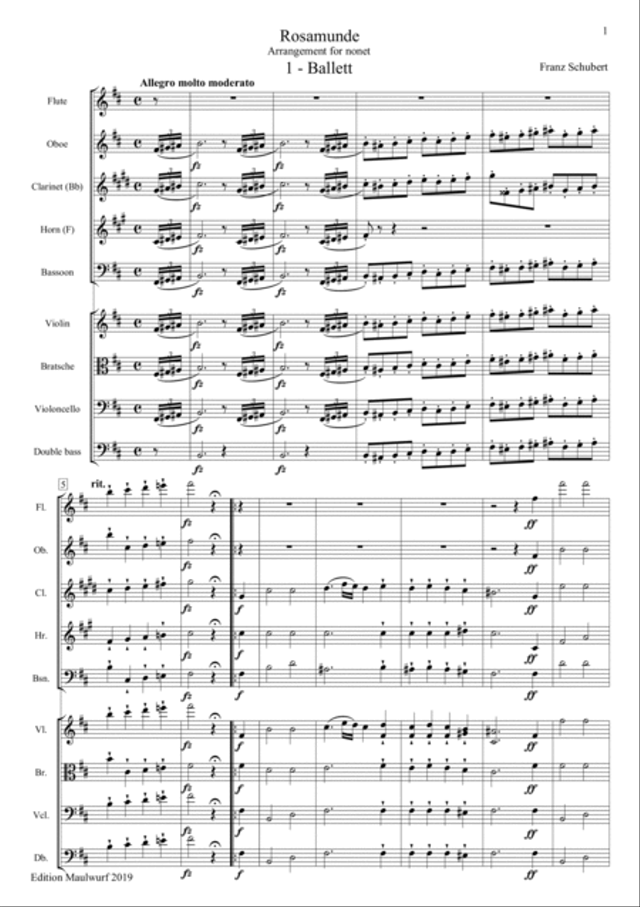 Rosamunde Bassoon scores gallery preview page 3