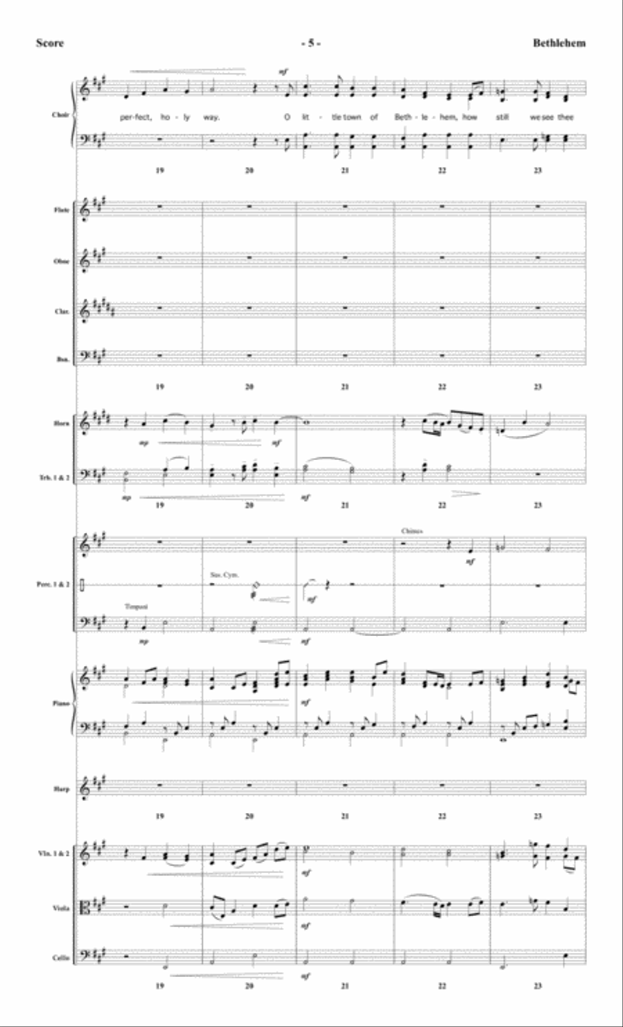 Bethlehem Orchestra scores gallery preview page 6