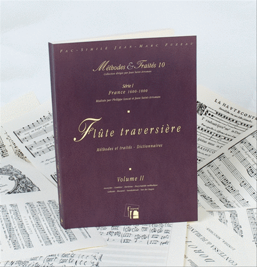 Methods & Treatises Flute - Volume 2 - France 1600-1800 Flute scores gallery preview page 1