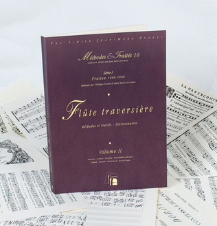 Book cover for Methods & Treatises Flute - Volume 2 - France 1600-1800