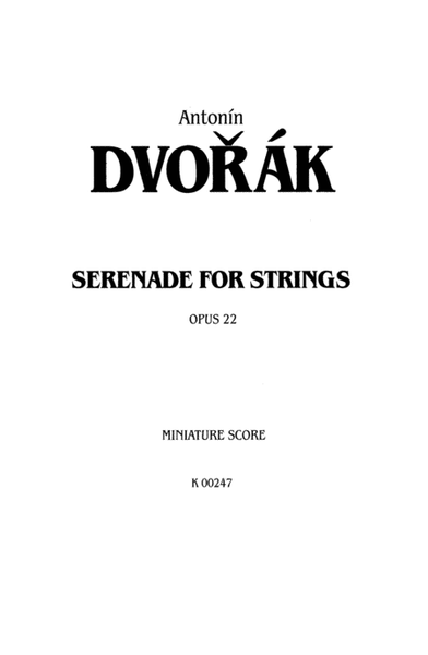 Serenade for Strings, Op. 22