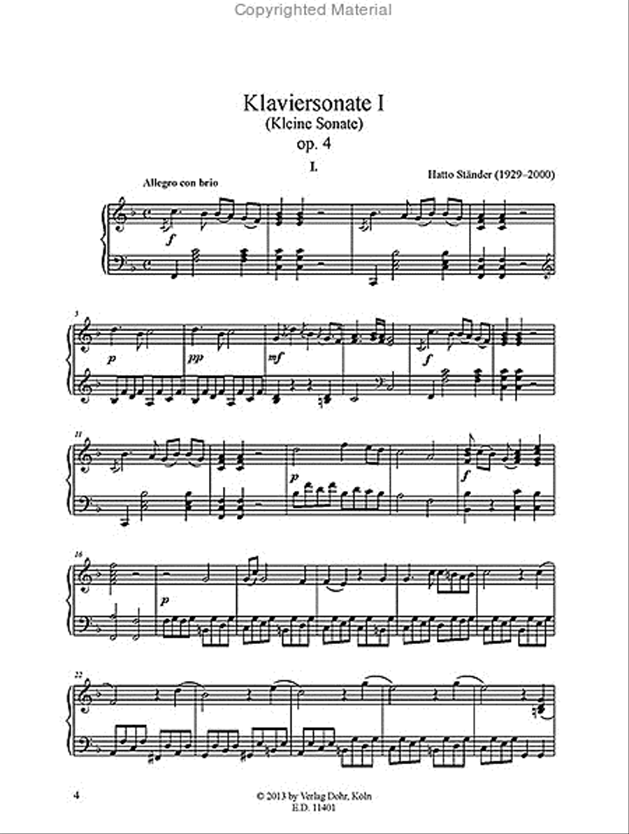 Kleine Klaviersonaten und Klavierstücke (1941-1944) Piano Solo scores gallery preview page 2