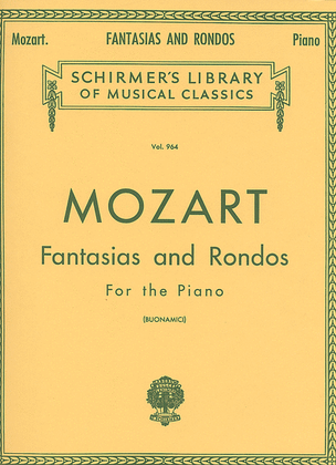 Book cover for Fantasias and Rondos