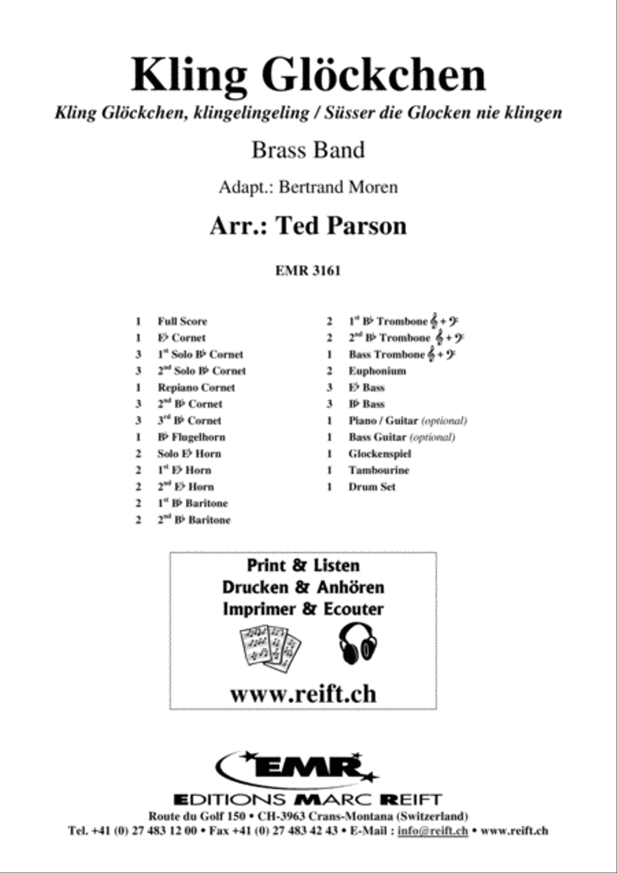 Kling Glöckchen Brass Band scores gallery preview page 2