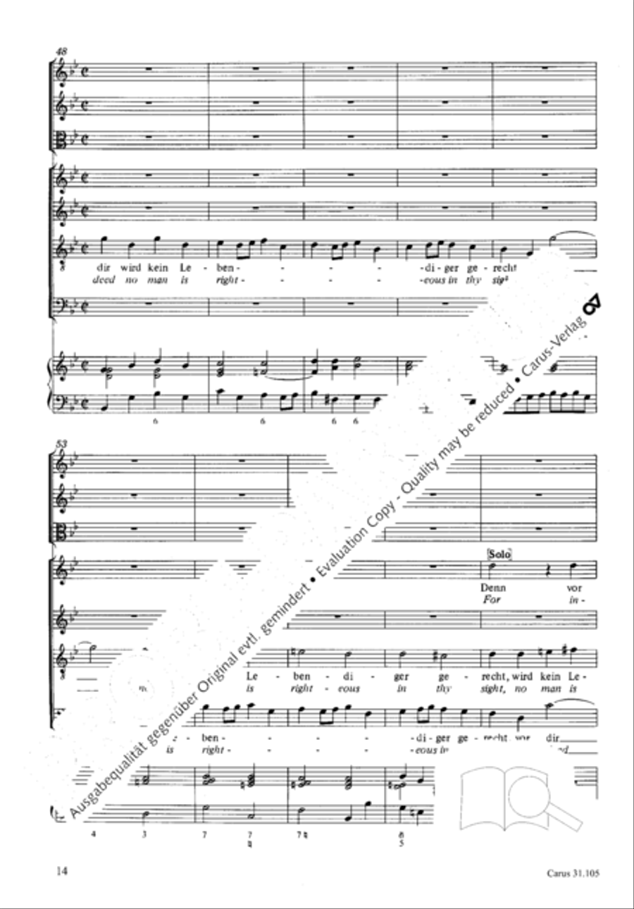 Lord, be not too quick to judge thy servant 4-Part scores gallery preview page 15