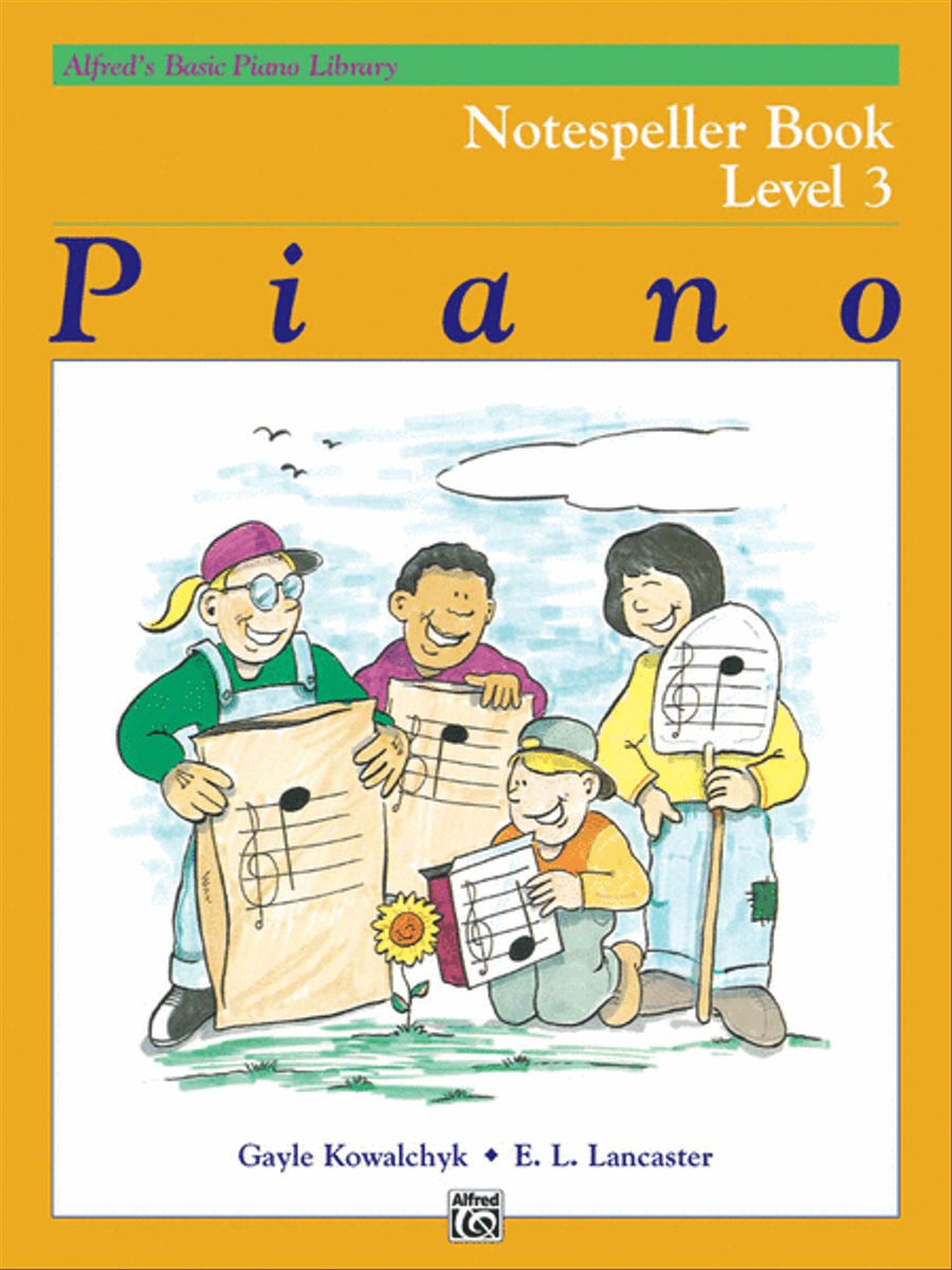 Alfred's Basic Piano Course Notespeller, Level 3 Piano Method scores gallery preview page 1