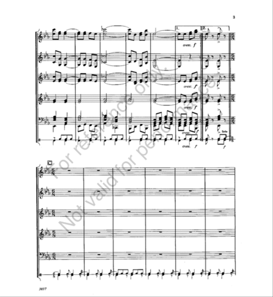 March King Medley Concert Band scores gallery preview page 3