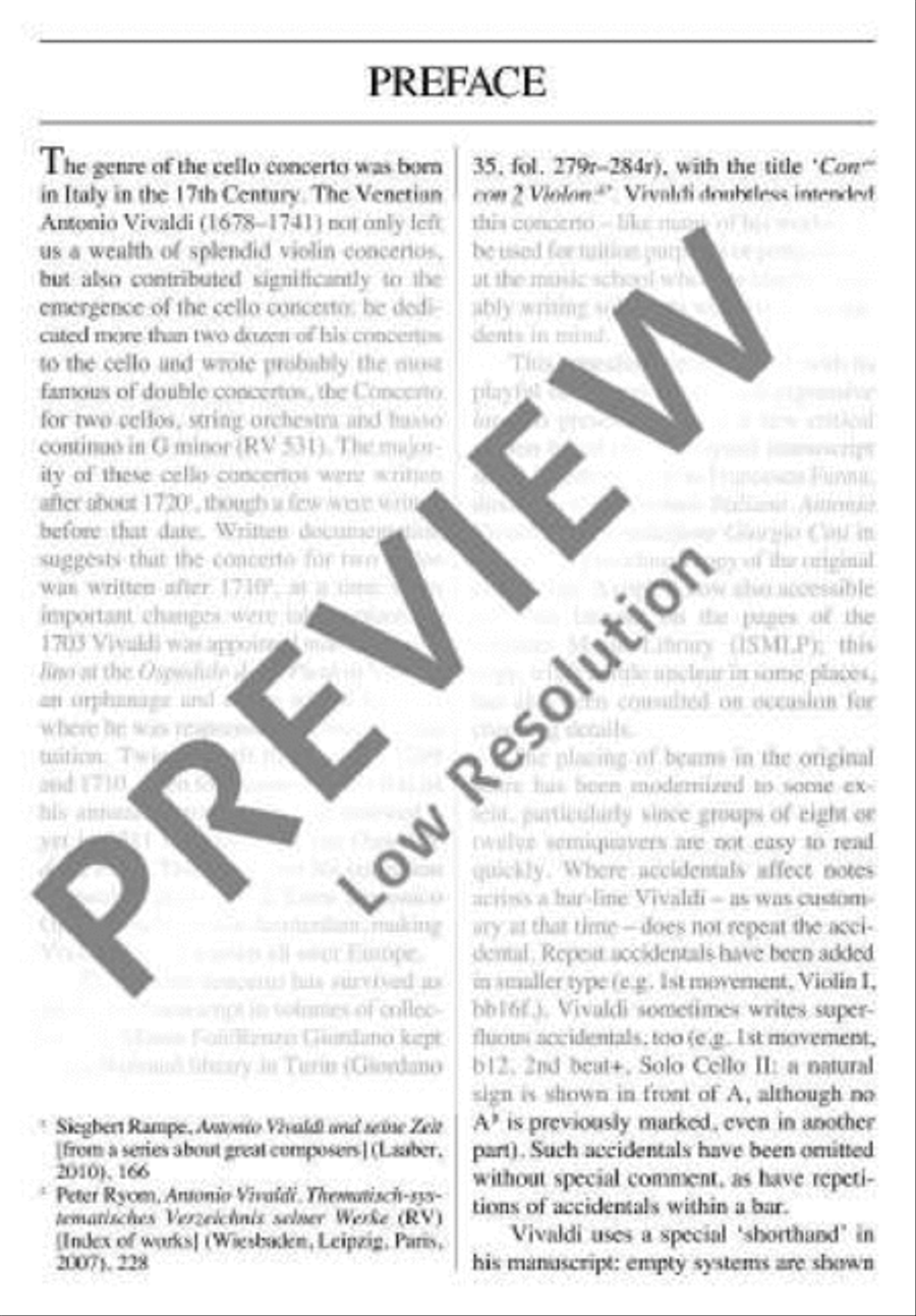 Concerto G minor String Orchestra scores gallery preview page 4