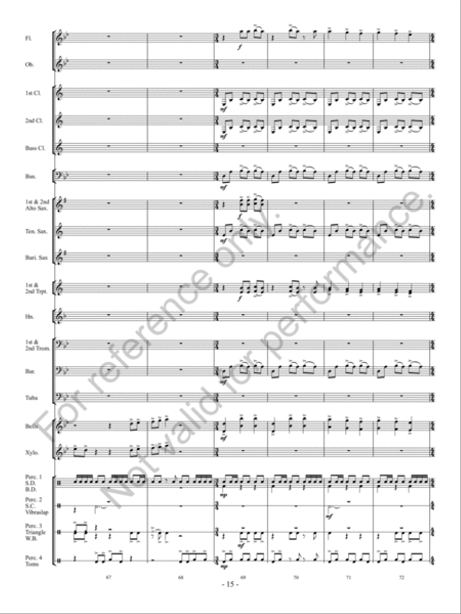 Hidden Gems Concert Band scores gallery preview page 16