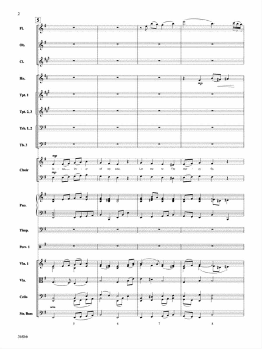 Jesus, Lover of My Soul Jesus, Lover of My Soul Choir scores gallery preview page 3