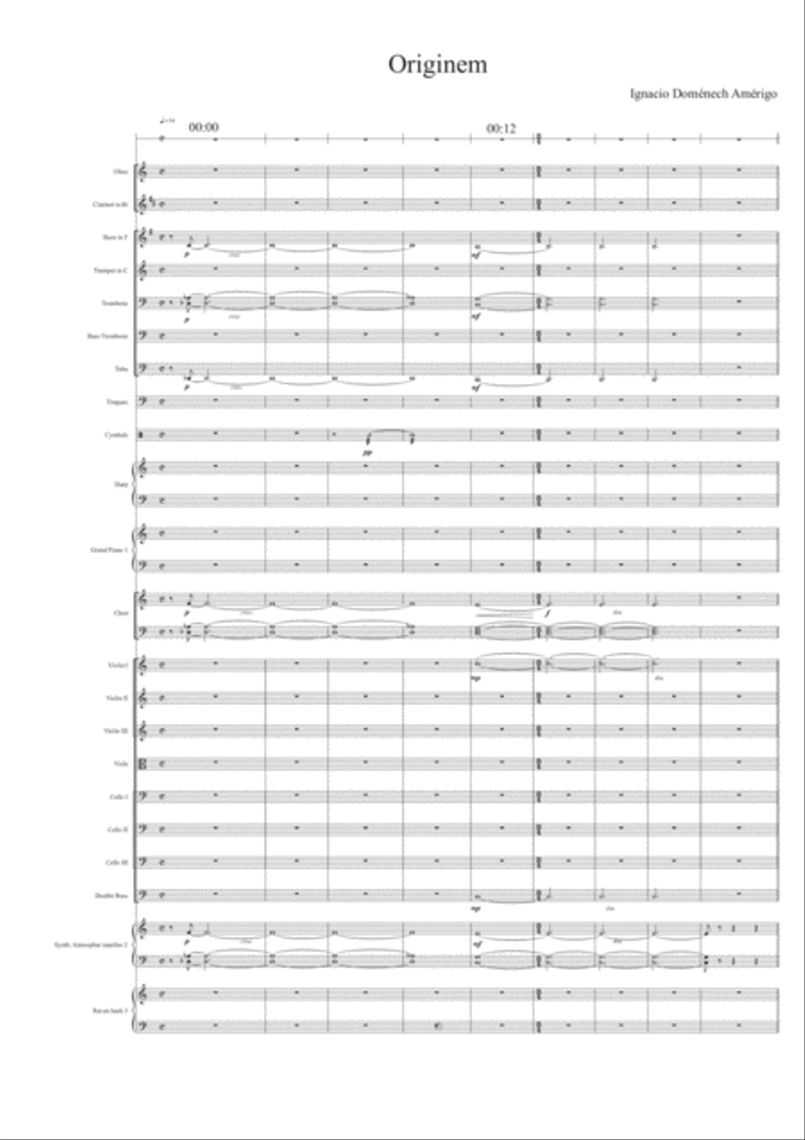 Originem Originem Choir scores gallery preview page 2