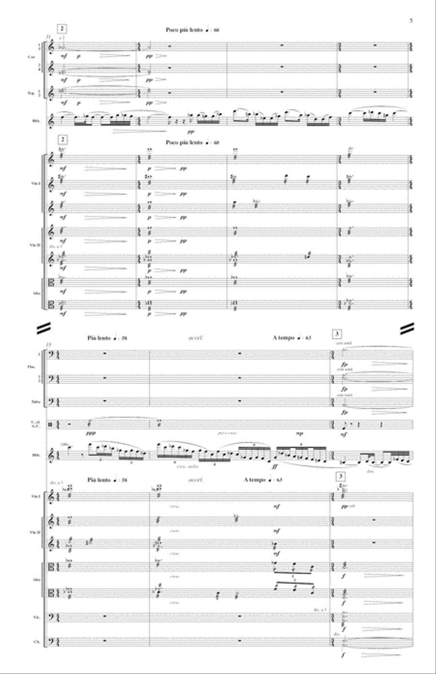 Concerto pour hautbois, cor anglais et orchestre op. 72 (score) Orchestra scores gallery preview page 5