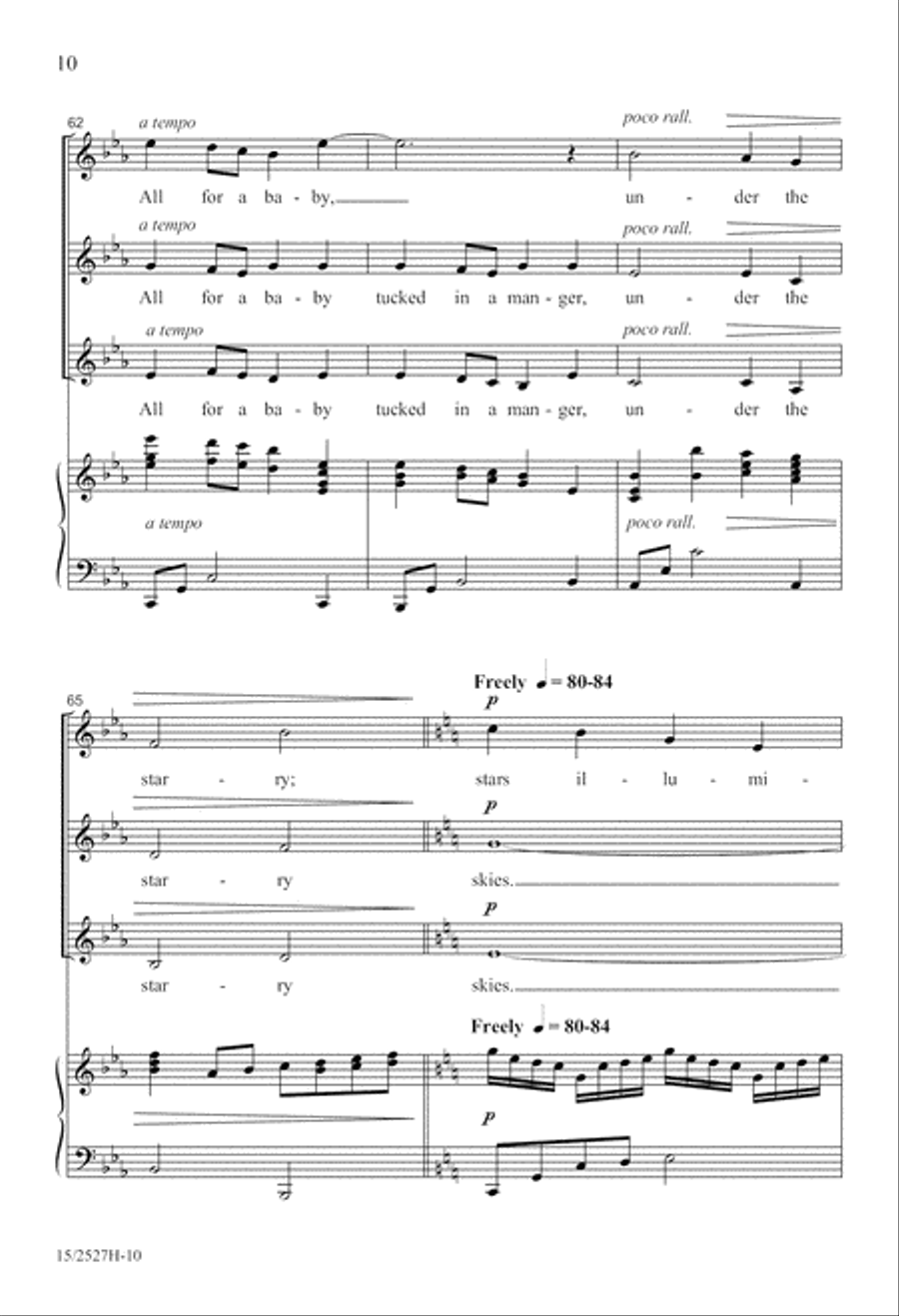 All for a Baby All for a Baby SSA scores gallery preview page 11