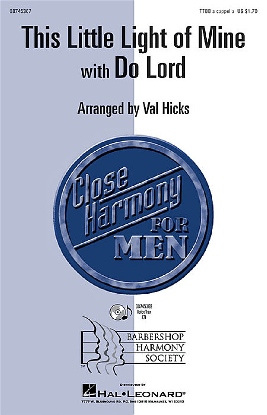 This Little Light of Mine with Do Lord by Val Hicks A Cappella - Sheet Music