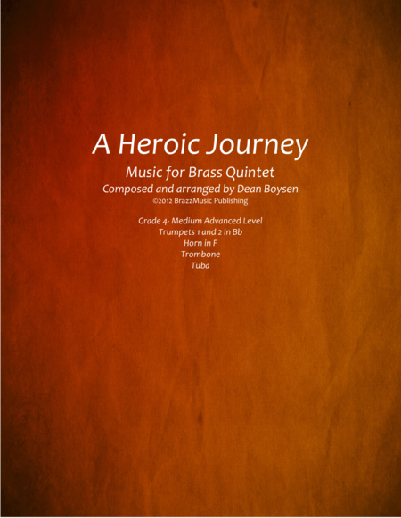 A Heroic Journey (for brass quintet) image number null