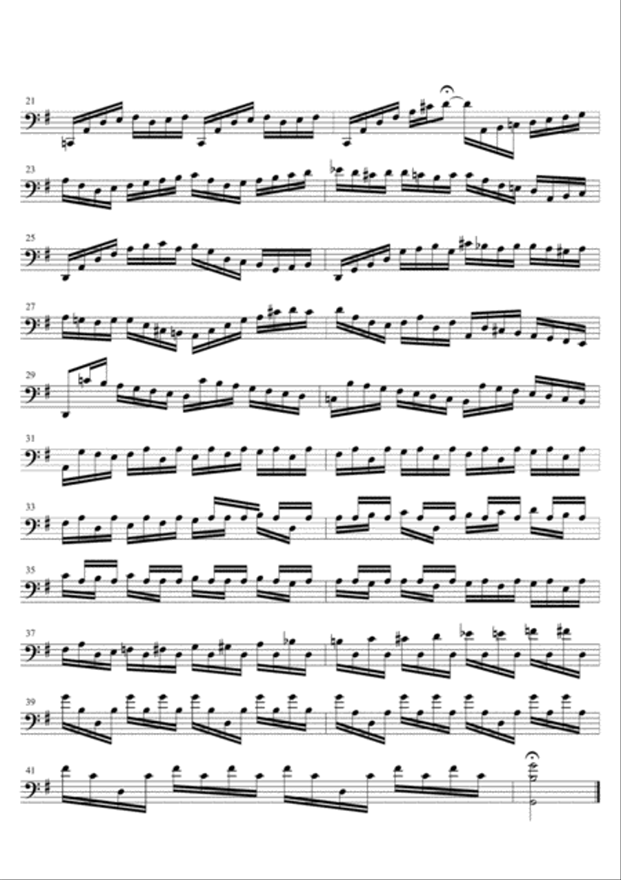 Cello Suite No.1 in G Major Cello Suite No.1 in G Major Cello Solo scores gallery preview page 2