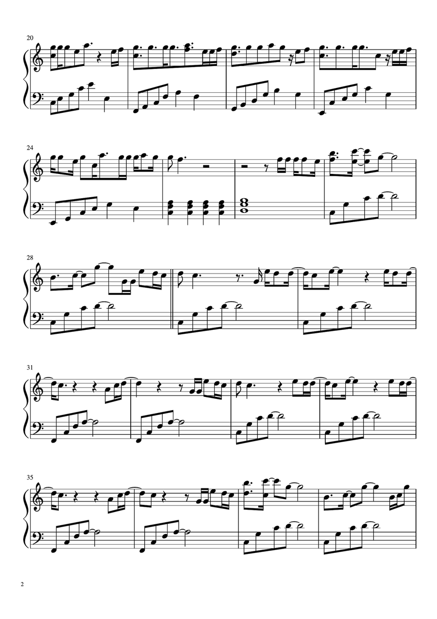 I Can Only Imagine Harp scores gallery preview page 2