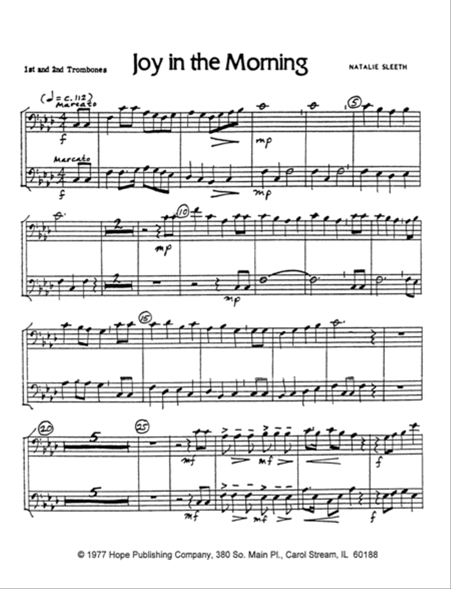 Joy in the Morning Joy in the Morning Choir scores gallery preview page 10